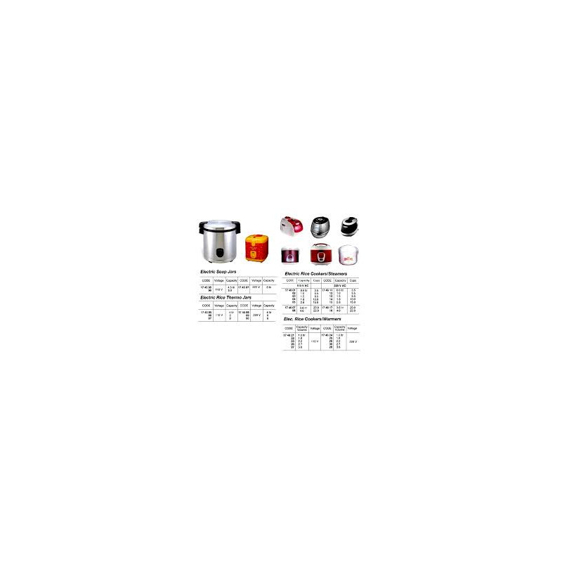 RICE COOKER 4.0LTR 220V IMPA-174616