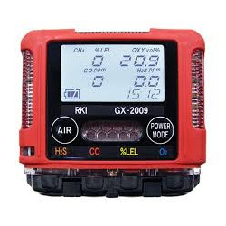 COMBINATION GAS DETECTOR GX-85N- COMBUSTIBLE GAS, OXYGEN, CO, H2S, CO2 ...