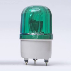 ALARM COLUMN ROTATING LAMP GREEN
