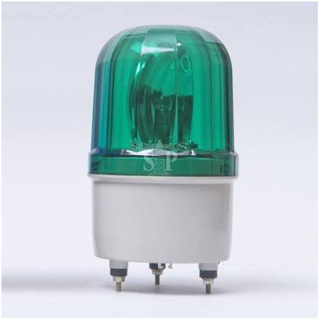 ALARM COLUMN ROTATING LAMP GREEN