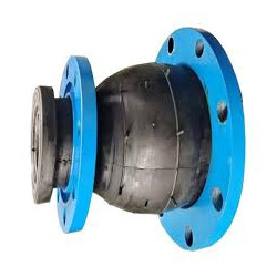 Carbon Steel Galvanized EPDM Flexible Flange Concentric Reducer Rubber Joint Flange size: DN125 – DN100 Length: 150 mm