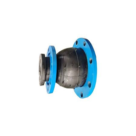 Carbon Steel Galvanized EPDM Flexible Flange Concentric Reducer Rubber Joint Flange size: DN125 – DN100 Length: 150 mm