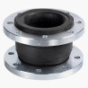 Carbon Steel Galvanized EPDM Flexible Flange Concentric Reducer Rubber Joint Flange size: DN125 – DN100 Length: 150 mm