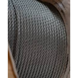 PENNANT WIRE - 52MM DIA X 20MTR, 6X36 IWRC GALV'D S.W.R WORKING LOAD LIMIT 39MT