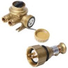 PLUG&RECEPTACLE W/SWITCH 3PIN, WATERTIGHT HNA CAST BRASS, IMPA: 792888