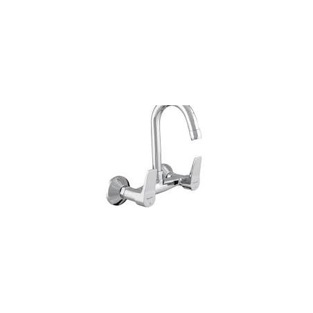 WATER TAP, 1/2 inch BULKHEAD MOUNTED MIXER WITH 150mm LEVERS AND SWIVEL ...