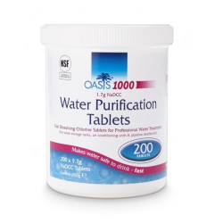 Oasis 1000 Tank Water Purification Tablets 200 x 1.7g