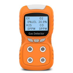 XLA Alert Détecteur de gaz portable testeur de gaz avec 4 clips de gaz