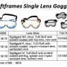 SOFTFRAME SINGLE LENS GOGGLES