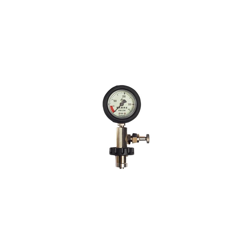 CYLINDER PRESSURE TEST GAUGE, FOR SCBA BOTTLES 6L/300BAR, DRAGER CODE R50874